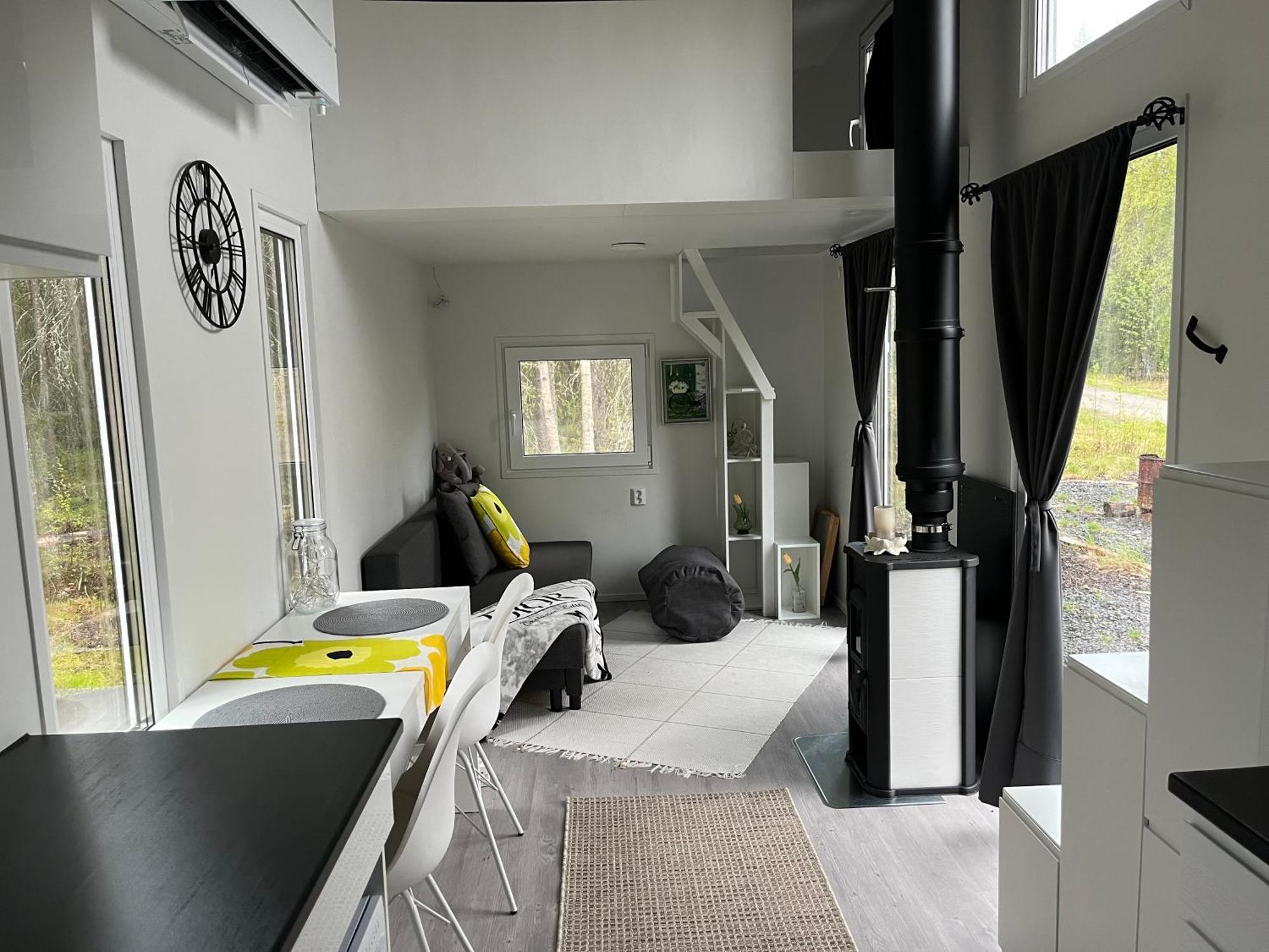 Vila Luxus Tiny House Saagala Tornio Exteriér fotografie
