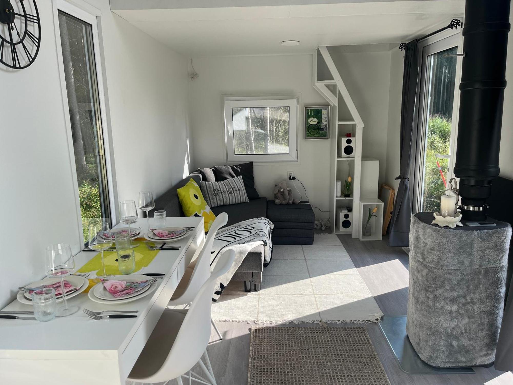 Vila Luxus Tiny House Saagala Tornio Exteriér fotografie
